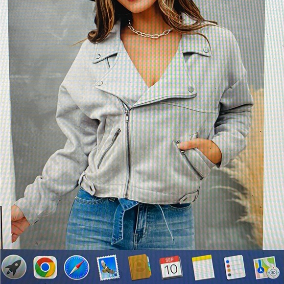 My Ride or Die Faux Suede Moto Jacket - Picture 6 of 6